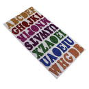 Glitter Foam Letter Alphabet Multicolor Stickers Art Craft DIY Kids Fun Toys