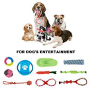 Dog Rope Toys,10 Pack Puppy Chew Toys Set Dog Cotton Rope Knot And Teeth Cl