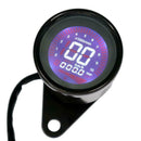 12V Universal Backlight LCD Digital Motorcycle Speedometer Tachometer Gauge A