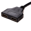 1080P HDMI Port Male to 2 Female 1 In2 Out Splitter Cable Adapter Converter
