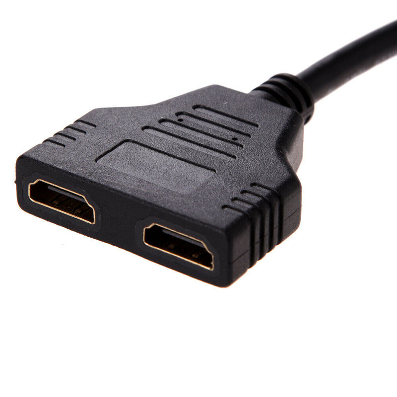 1080P HDMI Port Male to 2 Female 1 In2 Out Splitter Cable Adapter Converter