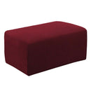 Premium Ottoman Cover Footstool Slipcovers Pouf Small Chair Sofa Accessories