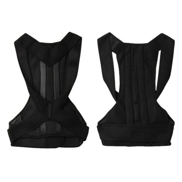 Back Posture Correction Shoulder Corrector Support Brace Belt Therapy Men W H9V7