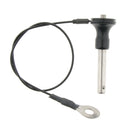 3x Stainless Steel Ball Lock Quick Release Pin Push Button - 8-35mm