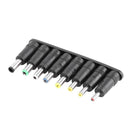 Universal 8 in 1 PC AC DC Power Charger Adapter Socket Plug Connector Tips