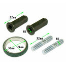 Motorcycle exhaust studs nuts gasket set fit for GY6 50cc 125cc 150cc QMB139  Z