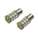 2 x White 1157 P21/4W Car 27 5050-SMD LED Stop Brake Bulbs Lamps Lightsg3C