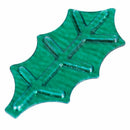 14g Holly with Berries Metallic Embossed confetti green + red
