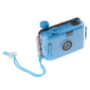 Underwater Waterproof Film Camera With Housing Case Scuba Diving 16ft Blue
