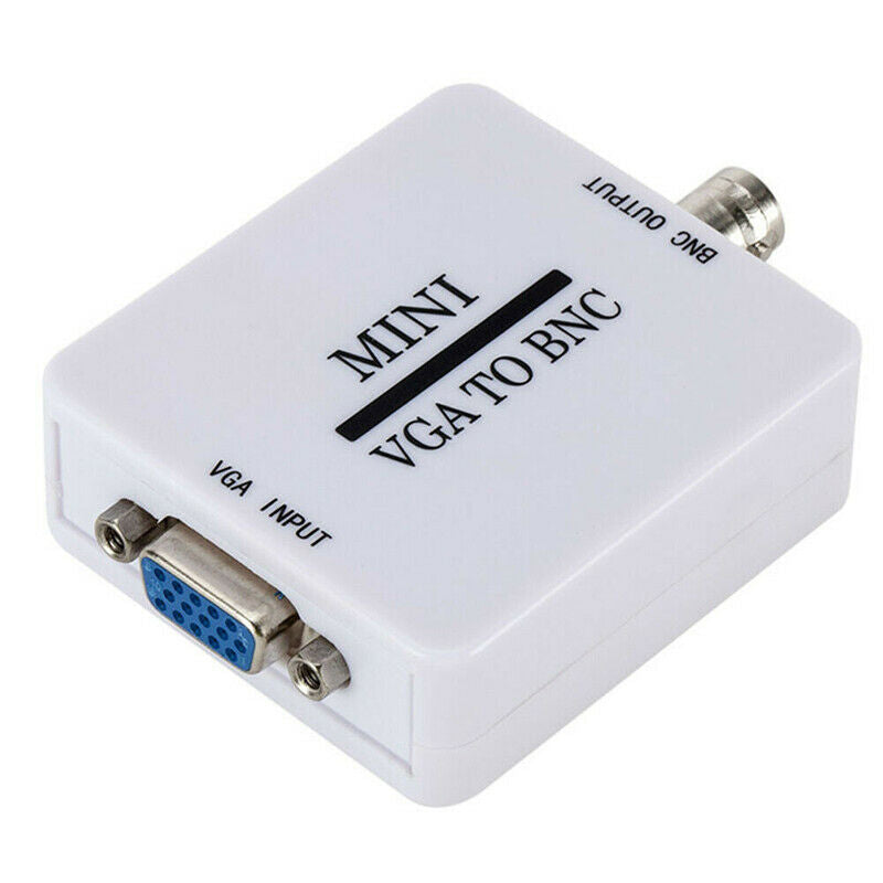 Mini HD VGA to BNC Video Converter Adapter Digital Switcher Box For HDTV Monit&M