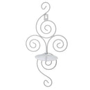 Wall Mounted Iron Tealight Votive Candle Holder Stand Home Decor White