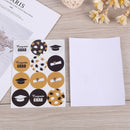 10sheets/Pack Round Labels Graduation Theme Patterned Sealing Stickers Handm BX