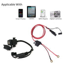 12V Motorcycle SAE to USB Phone Charger Adapter Cable Inline Fuse Waterproof New