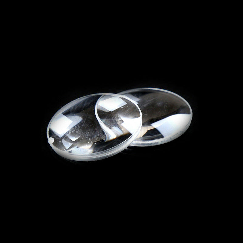2Pcs Cardboard Virtual Reality VR BiConvex Lenses Only 25mm x 45mm Z