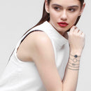 5pcs/set European Hollow Round Hand Chain Women Beads Bracelet Jewelry Gift A