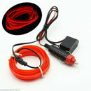 Red LED Car Interior Decor Atmosphere Wire Strip Light Lamp Set Car Accessories