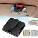 Multi-function Car Sun Visor Sunshade Card Organizer Clip Black Holder Z6U2