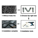 100x Car Anti-Slip Repair For SUV Motorcycle Tires Parts Studs Snow Chains Q7I3