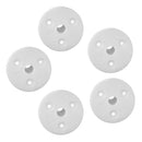 Pack Of 5 Rubber Dual Purpose Golf Driving Range Tees Home Range Tee White
