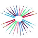 12pcs Crocheted Metal Stainless Steel Bolts Round Knitted Wool Needle Sets