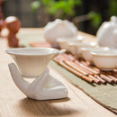 Kung Fu Tea Set Accessories Ceramic Buddhism Tea Filter,Tea Infuser Reusabl F8E7