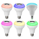 E27 Bluetooth Control Smart Music Audio Speaker LED RGB Color Bulb Light La X6B9