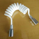 Household Replaced Hardware ABS Spring Flexible elastic Shower Hoses Wat OHZ
