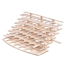 57 Holes Wooden PiGMent Bottles Storage Organizer Color Paints Stand RaCk H S8F1