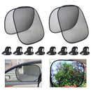 4X Car Side Windscreen Sun Shade Windshield Sun Visor UV Cover Sunproof Foldable