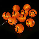 Solar LED Halloween Pumpkin Lamp String Night Light Hanging Decor Lanterns