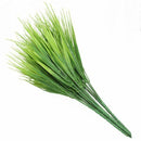6Pcs 15 inch Artificial Plastic Wheatgrass Faux Shrubs Simulation Greenery