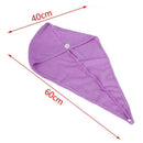 Microfibre After Shower Hair Drying Wrap Towel Quick Dry Hair Hat Cap Turba