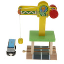 Preschool Train Puzzles, Wooden Train Track Accessories, Track Crane Freight Car