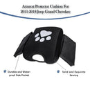 Center Console Armrest Pad Cover with Storage Bag for Jeep Wrangler JK Saha