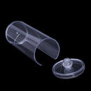 Round Cosmetic Organizer Makeup Case Cotton Pad Case Box Lipstick Holder Cl V3V5