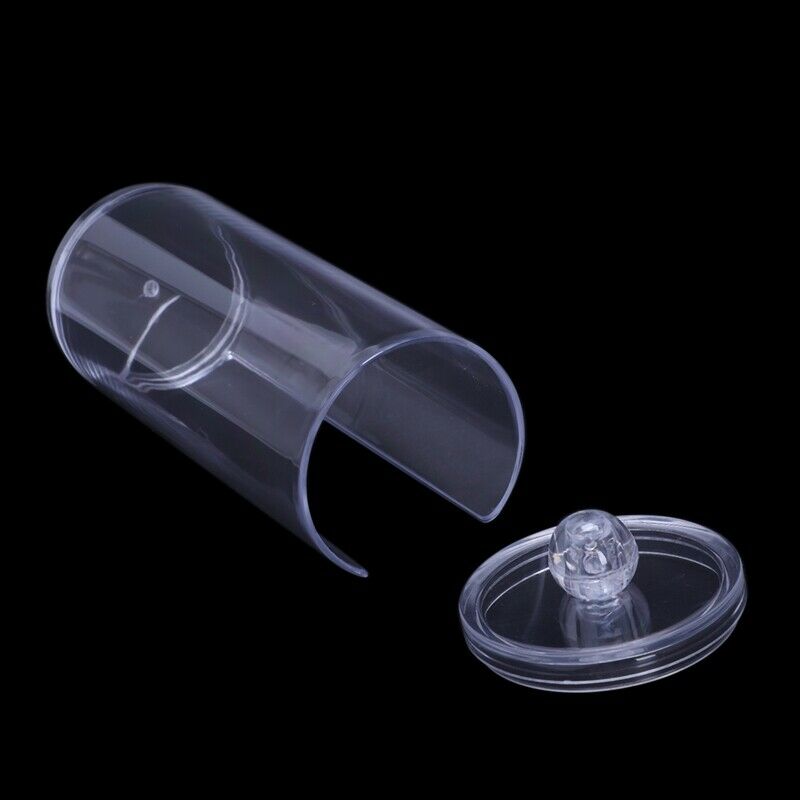 Round Cosmetic Organizer Makeup Case Cotton Pad Case Box Lipstick Holder Cl V3V5