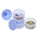 Formula Dispenser, BPA Free Non-Spill Baby Milk Powder Dispenser & Snack Cu X2F7