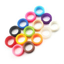 50Pcs Silicone Finger Rings for Any Scissors Inserts Haircutting Styling To A2Y1