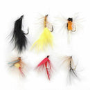 Fly Fishing Flies Assortment Kit- 72 pcs Handmade Fly Fishing Lures-Dry/Wet
