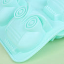 Food Grade Soft Silicone Handmade Ice Mold Six Owls Soap Molds for Soap Mak3 Gw