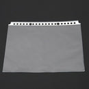Pack of 200 A5 Clear Punched Pockets - Plastic Poly Folders C9V1
