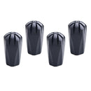 Set Of 4 Hiking Stick Tips Anti-slip Walking Pole Cap End Protector Black