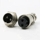 12mm GX12-2 Aviation Connector Aviation Plug Cable Connector Plug and  ZMU