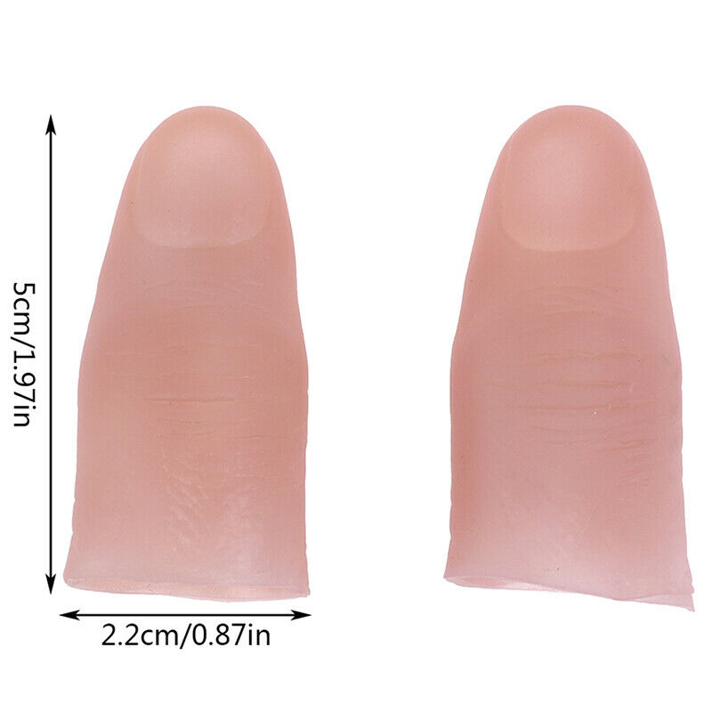 2pcs/set Thumbs Light Toys for Trick Props Fingers Halloween Toys Children Gi_