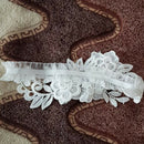 1pc Women Garter Rhinestone Lace Leg Ring Sexy Garters Thigh Wedding Whit OZ
