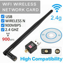 900Mbps Wireless USB Wifi Adapter Dongle Dual Band 2.4G/5GHz with Antenna 802.11