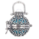 Diffuser Locket Pendantromatherapy Retro Essential Oil Perfume Mexico Necklace