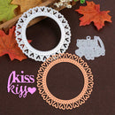 Romantic Kiss Metal Embossing Cutting Dies Stencils DIY Scrapbooking Craft