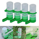 4x Bird Pet Drinker Feeder Automatic Food Waterer Clip Aviary Cage Parrot  LPJ