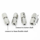2Pcs RC Boat Flexible Coupling CNC Stainless Steel Flex Collet Coupler,5X4M B4H9
